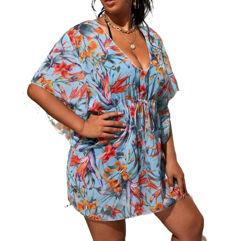 Walmart plus size cover ups shop