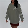 thumbnail image 1 of All-Over Print Women's Raglan Sleeve Sweatshirt, 1 of 4