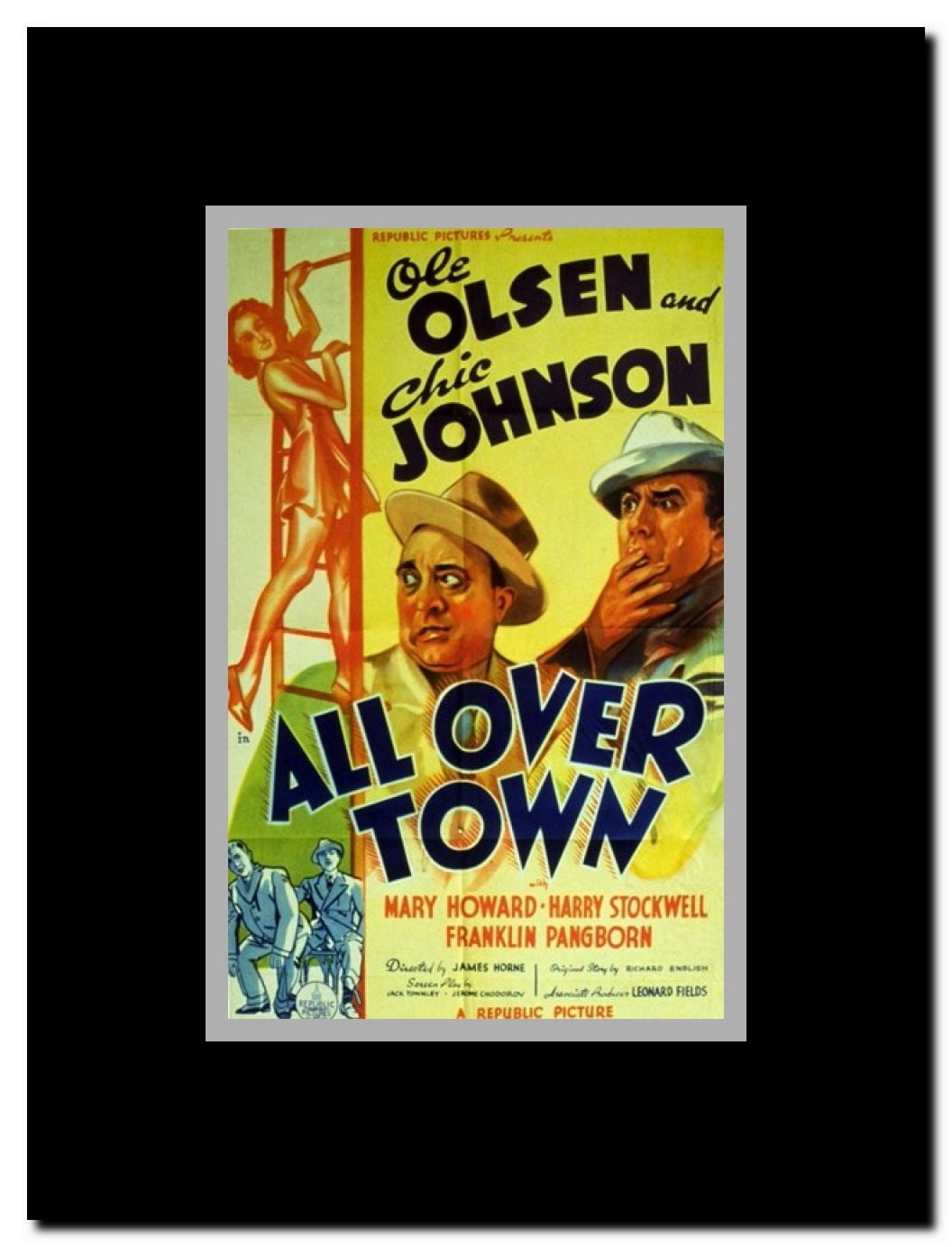 All Over Town Framed Movie Poster