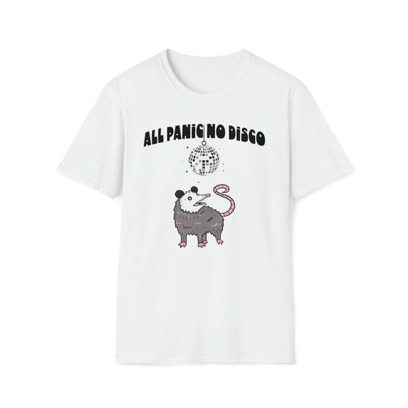 All Panic No Disco, Gildan Unisex Softstyle T-Shirt, Graphic Tee, S-3XL
