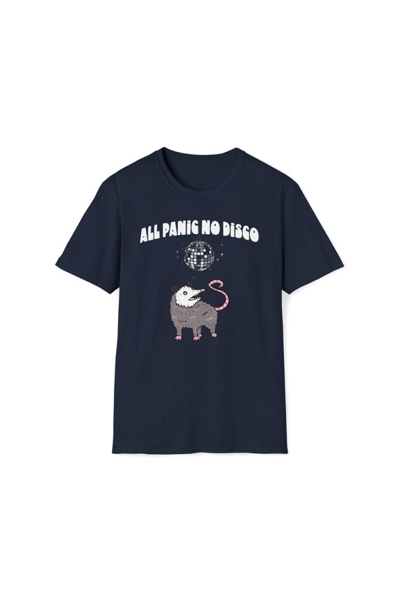All Panic No Disco, Gildan Unisex Softstyle T-Shirt, Graphic Tee, S-3XL