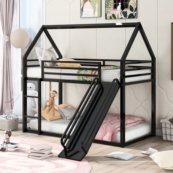 All-Parts Included & Quick Assembly - Fast-to-Install Twin Bunk Bed