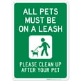 thumbnail image 1 of All Pets Must Be On A Leash Sign,, 1 of 8