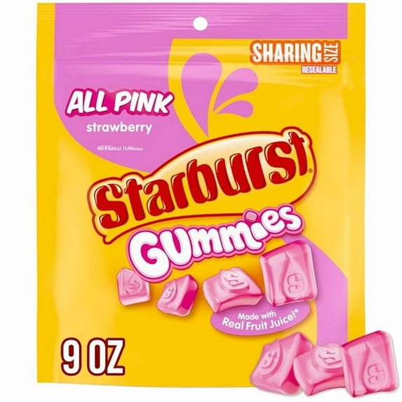 All Pink Gummies Sharing Size, 9 oz Bag