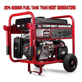 All Power 12000 Watt Portable Generator w/ Electric Start, Gas Powered, APGG12000