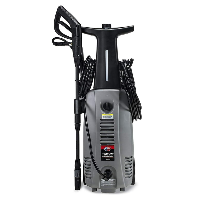 All Power 1800 PSI 1.6 GPM Electric Pressure Washer with Hose Reel for House, Walkway, Car and Outdoor Cleaning All Power 1800 PSI 1.6 GPM Electric Pressure Washer with Hose Reel for House, Walkway, Car and Outdoor Cleaning