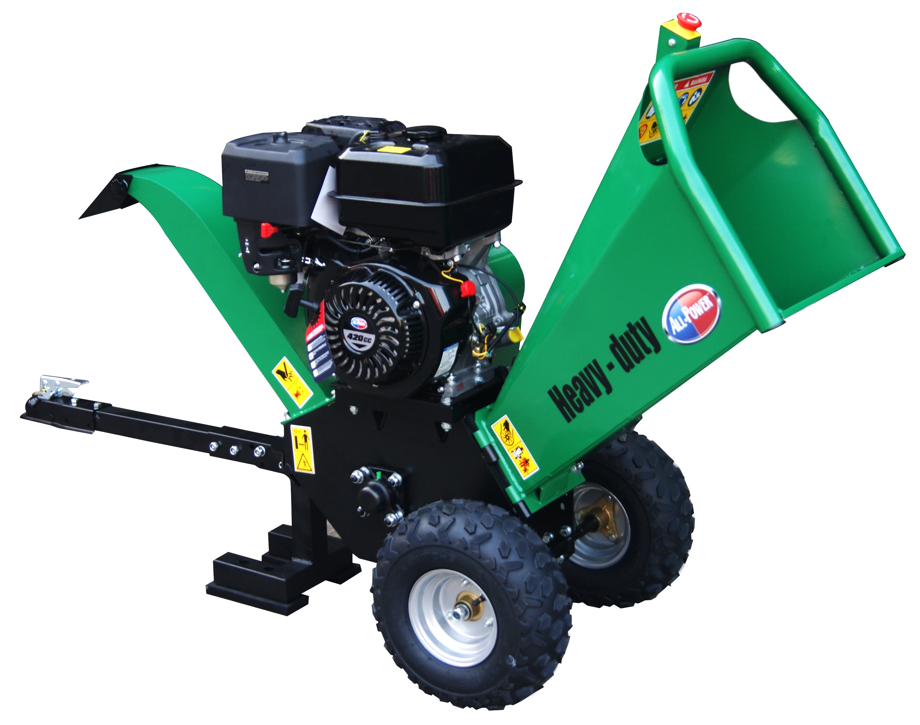 Big Wood Chipper 15HP 420cc Gas Wood Chipper Shredder – 5