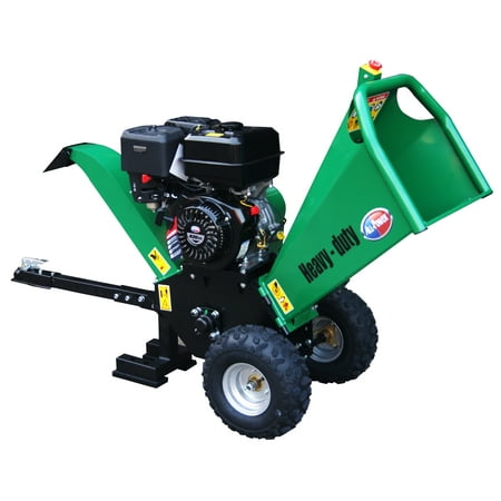 All Power Heavy Duty Durable Wood Chipper Shredder Mulcher-Max 5" Inch Cutting Diameter Capacity, Gas Powered, 15HP 420cc, 5 inch, APWC9310