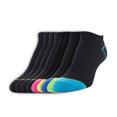 thumbnail image 1 of All Pro Aquafx Women Sport No Show Socks 4-10 6+3 Pack Black/Blue, 1 of 1