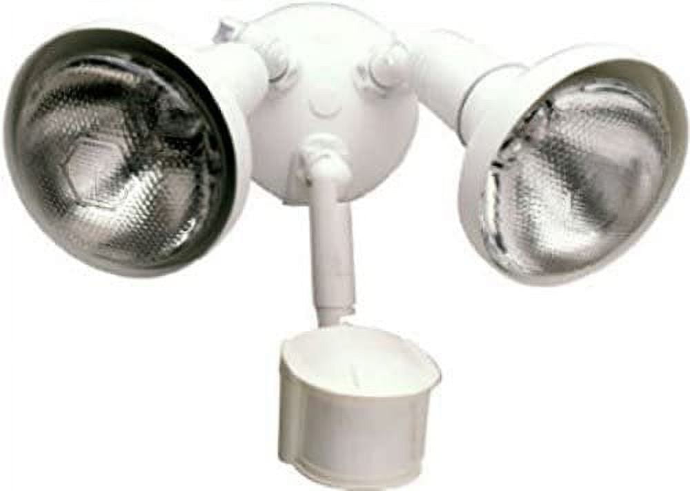 All Pro MS185W 120 Watts White Motion Activated Flood Lights