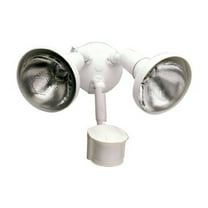 Halo White Motion Activated Incandescent Security Floodlight Fixture MS185RW