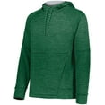 thumbnail image 1 of Holloway 223580.198.XL All-Pro Performance Fleece Hoodie, Dark Green Heather & Silver - Extra Large, 1 of 9