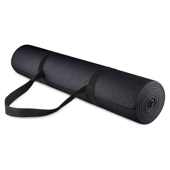 BalanceFrom Balance from 1/4 In. All Purpose High Density Non-Slip Yoga Mat with Carrying Strap