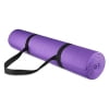 All Purpose 1/4-Inch High Density Anti-Tear Exercise Yoga Mat with Carrying Strap, Multiple Colors
