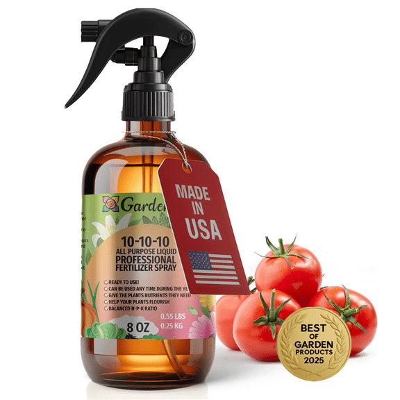β ππππππππππ All-Purpose 10-10-10 Liquid Fertlizer Spray - Increases Flowering and Yield on All Varieties of Fruits, Vegetables and Flowers| Liquid Plant Superfood Mist (8 OZ)