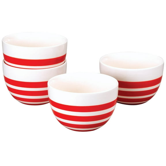 All Purpose 5 Inch Ceramic Bowls, Set/4 by Home Marketplace