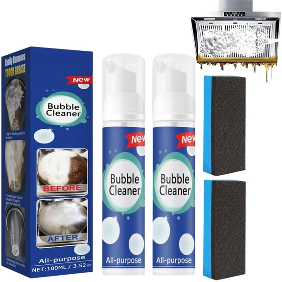 All-Purpose Bubble Cleaner Foam Spray for Kitchen and Vehicle Surfaces