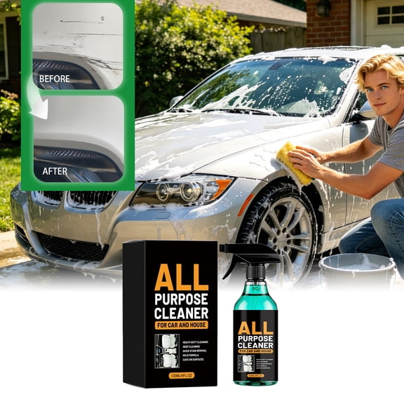 All Purpose Car Interior Household Cleaner Spray Multi Surface Leather Plastic Degreaser Lemon