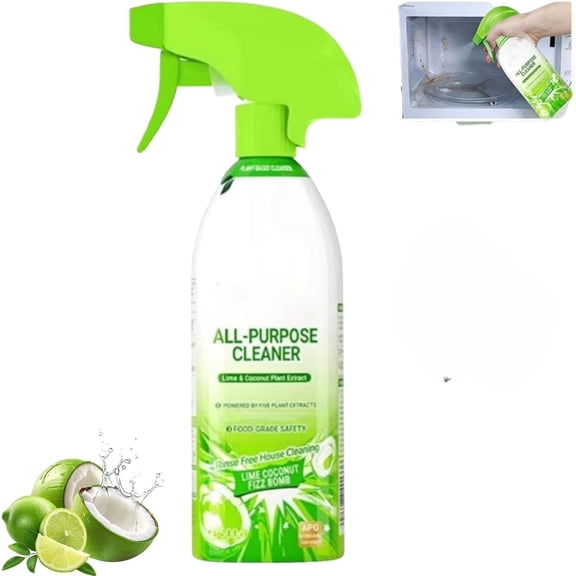 All Purpose Cleaner, 16.9oz Quick-Easy Stain Removal, Fresh Scent, No Rinsing Required, Deep Clean Spray for Kitchen, Bathroom, Living Room