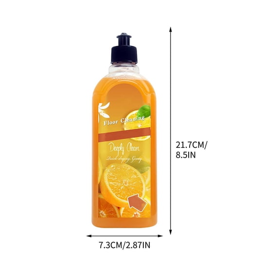 All Purpose Cleaner, Floor Cleaner for Mopping Home, Bathroom, & Kitchen, Cleaning Liquid for Mop & Bucket, Multi-Surface Dilutable, Orange