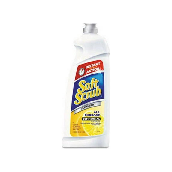 Soft Scrub 15020 Lemon Scent 36 oz. Bottle All Purpose Commercial Cleanser (6/Carton)
