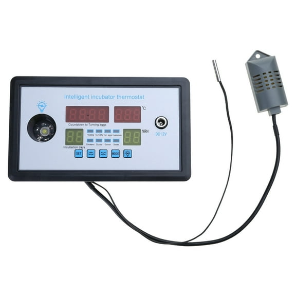All-Purpose Digital Temperature Controller Centigrade Thermostat Humidity Controlling with Probe for Incubator Fridge