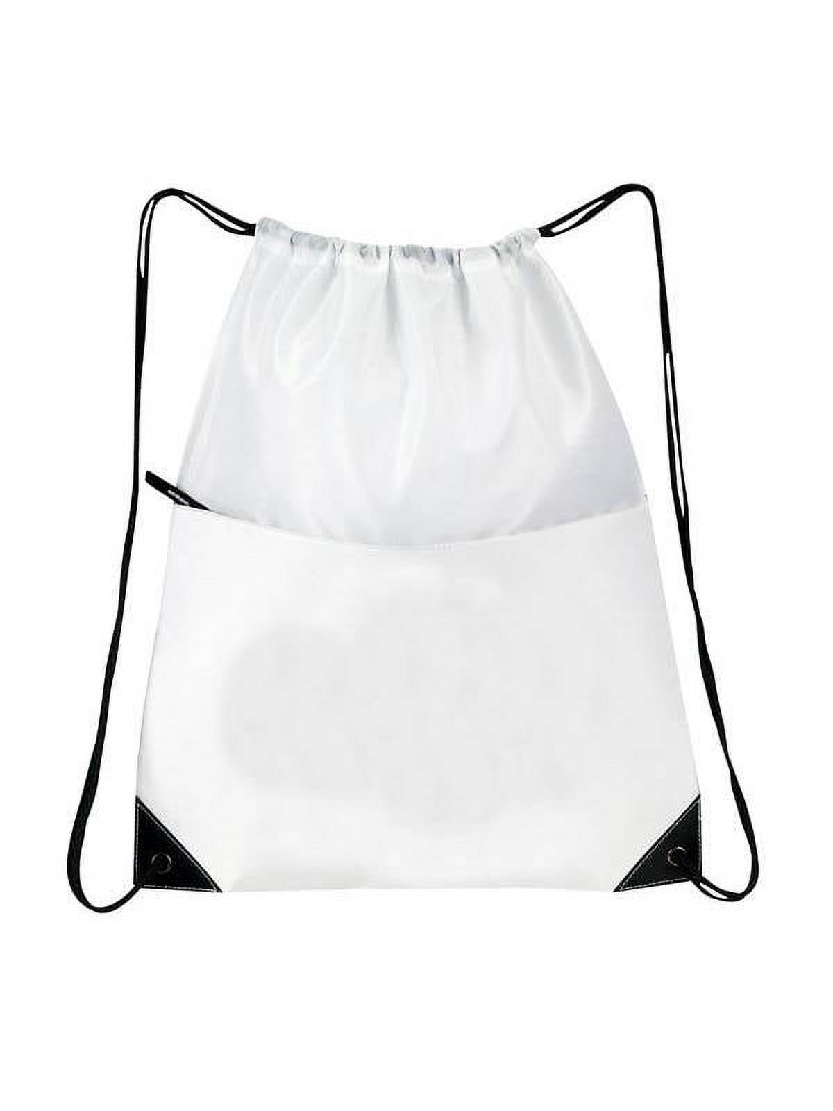 All-Purpose Drawstring Tote II, WHITE - Walmart.com