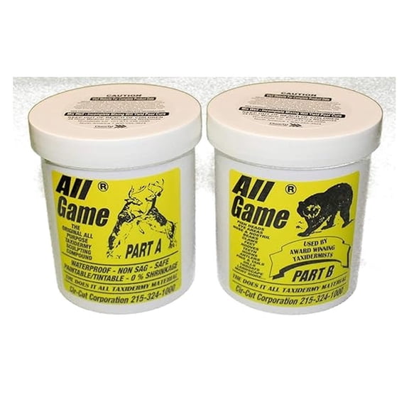 All Purpose Epoxy Putty ALL Game 3 Lb. KIT (2 Pint Set) Taxidermy , Home Repair , Arts & , Restoration & Repair