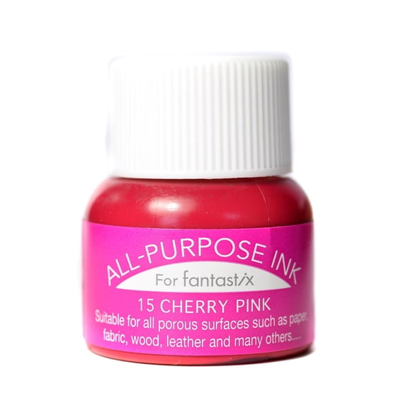 All Purpose Ink 0.5 oz., bottle, cherry pink (pack of 4)