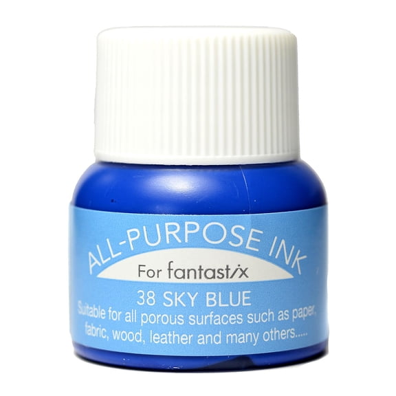 All Purpose Ink 0.5 oz., bottle, sky blue (pack of 4)