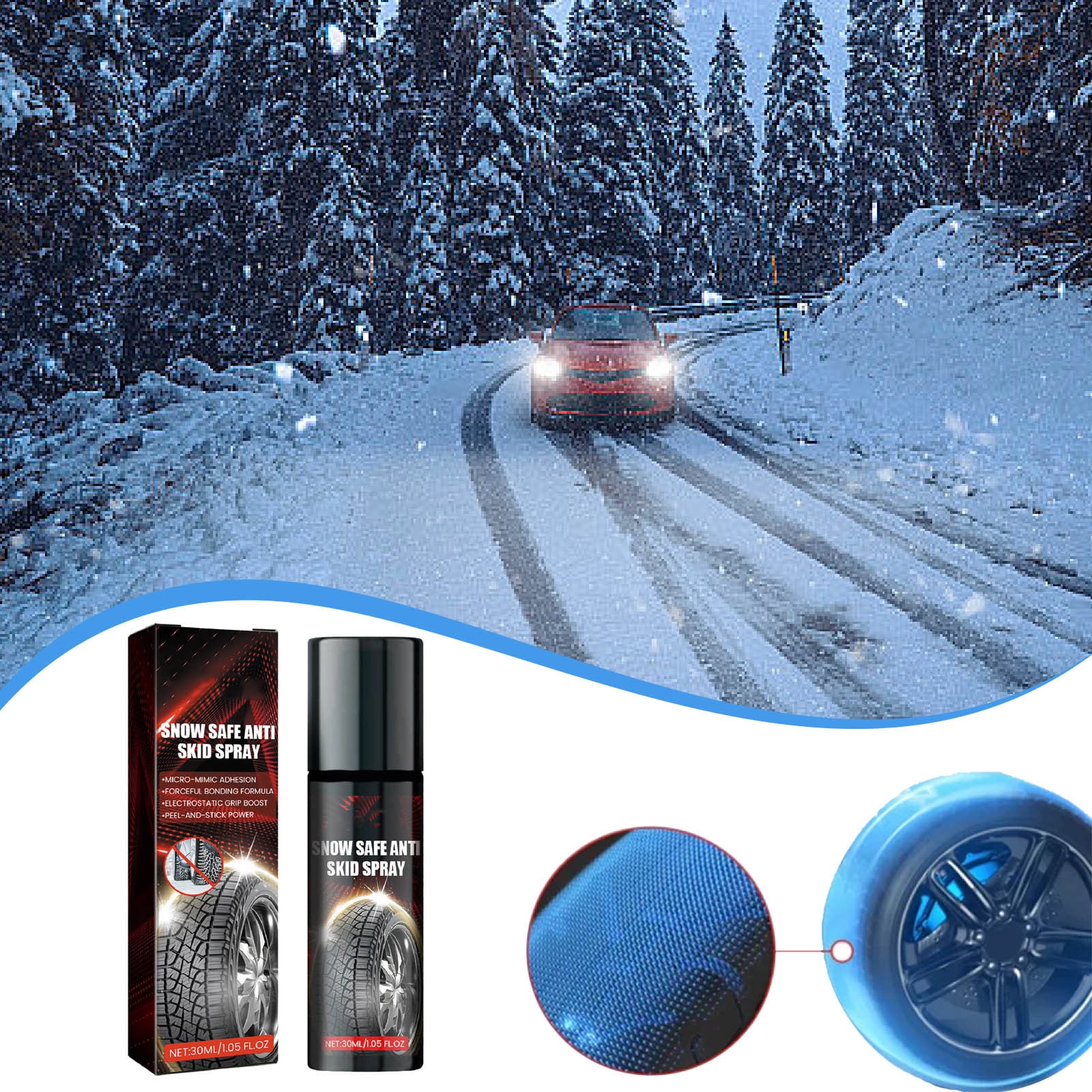 All Purpose Joint Car Tire Spray Winter Snowmobile Tire And Agent 30ml
