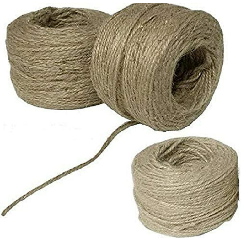 Dependable All Purpose Jute Twine 3 Pack Recycle Home & Garden Extra Strong Multi Purpose Craft String Environmentally Friendly All Natural Plant