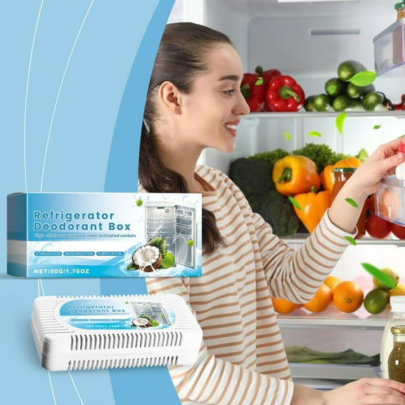 All-Purpose Kitchen Cleaner Fridge : Odor Eliminator & Purifier For Refrigerators Freshness In Every Corner,White Kitchen Cleaning Agents
