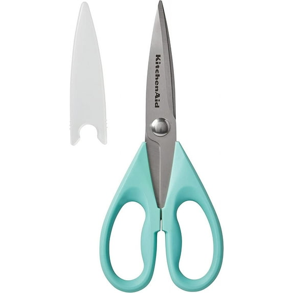 All Purpose Kitchen Shears With Protective Sheath For Everyday Use, Dishwasher Safe Stainless Steel Scissors With Comfort Grip