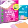 All Purpose Lemon Scent Cleaning Sheets + Bonus Sample Pack (Multi