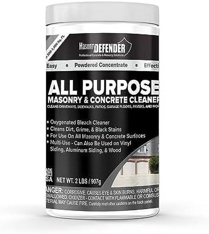 AllPurpose Masonry & Concrete Cleaner, 2 LB Pail Cleans Driveways