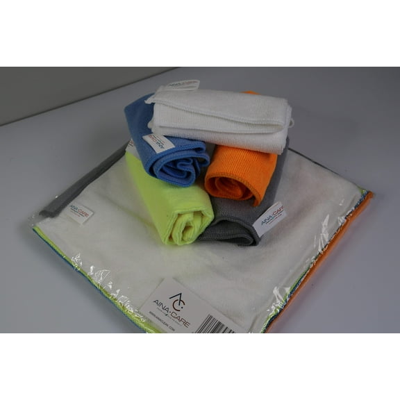 All-Purpose Microfiber Cleaning Cloth Set of 5 [ 2 Packs]