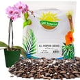 thumbnail image 1 of All Purpose Orchid Potting Mix (2 Quarts), Orchid Bark / Perlite Blend for Moisture Drainage Balance, 1 of 10