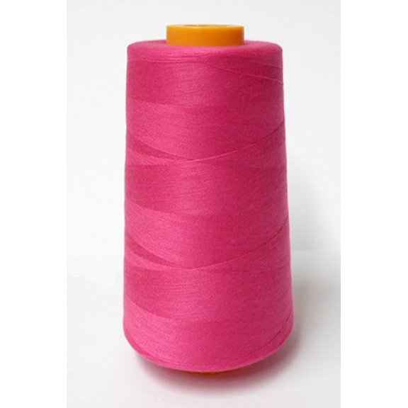 Valentina Textile Inc Fuchsia Polyester Sewing Thread Cone, 6000 Yards
