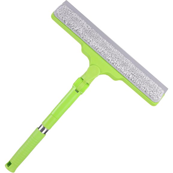 All-Purpose Shower Squeegee for Glass Doors, Bathroom Cleaner Tool for Household Home Window Mirror, Cleaning Tile Wall,Car,Windshield Squeegee with 12" Blade and 15" Long Handle