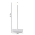 thumbnail image 1 of All-Purpose Shower Squeegee for Shower Doors, Bathroom, Window Screen and Car Glass Cleaner - Stainless Steel, 6.3x18 Inches (White), 1 of 8