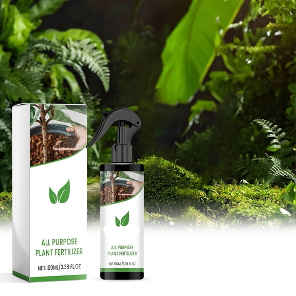 All-Purpose Spray Fertilizer Mist for Home Gardening - Gentle Plant Food for Healthy Leaves & Growth, Liquid Plant Food for Houseplants, Flowers, Vegetables, Herbs, and More