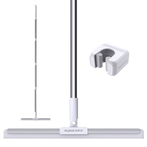 Maoface Floor Squeegee with 62" Long Handle for Concrete, Garage, Tile and Deck Cleaning