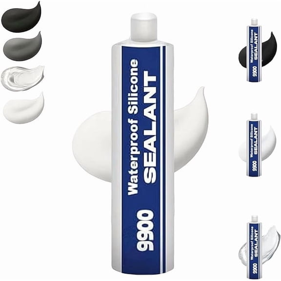 All-Purpose Super-B0nding Structural Sealant,2026 New Waterproof 9900 Sealant,9900 B0nding Sealer Glue,UV-Resistantc,Glue Strong Sealing Compound,Multi-Surfaces Adhesive for Roof Bathroom Tile,White