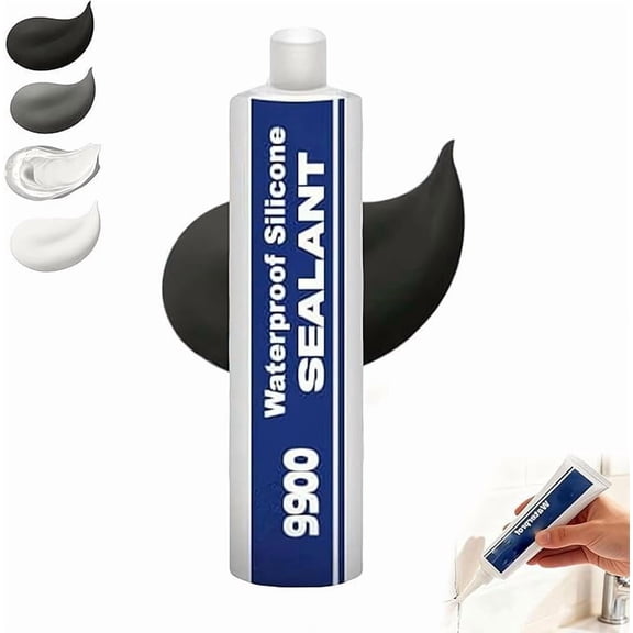 All-Purpose Super-Bonding Structural Sealant, 9900 Sealant Waterproof, Waterproof Adhesive 9900, Multi-Surfaces Adhesive for Roof Bathroom Tile,Black
