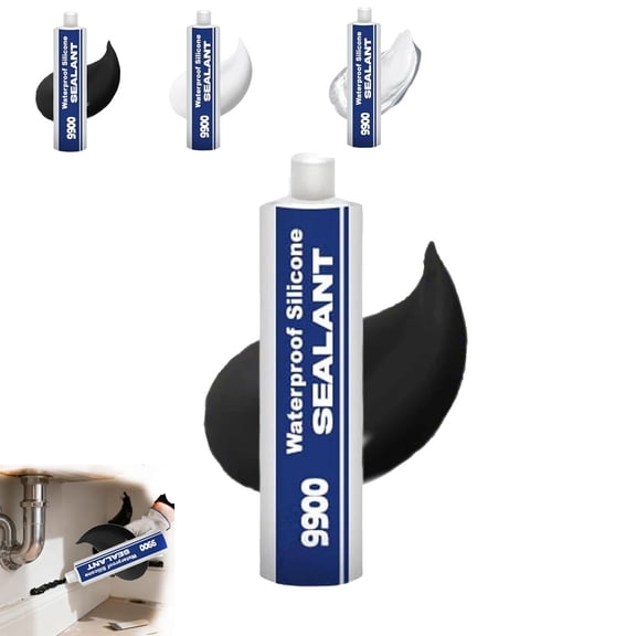 All-Purpose Super-Bonding Structural Sealant, Waterproof Adhesive 9900,2026 New Waterproof 9900 Sealant- UV-Resistantc,Strong Sealing Compound,Multi-Surfaces Adhesive for Roof Bathroom Tile(Black)