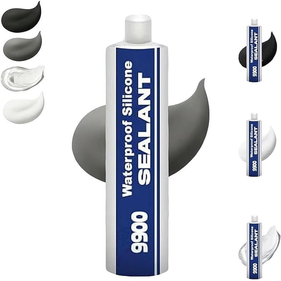 All-Purpose Super-Bonding Structural Sealant, Waterproof Adhesive 9900, 9900 Bonding Sealer Glue - UV-Resistantc, Multi-Surfaces Adhesive for Roof Bathroom Tile,Gray