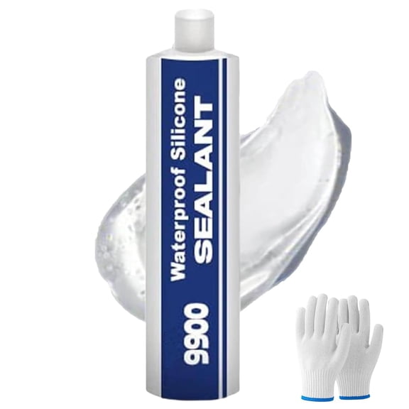 All-Purpose Super-Bonding Structural Sealant, Waterproof Adhesive 9900 Bonding Sealer Glue, Multi-Surfaces Adhesive for Roof Bathroom Tile (Clear)