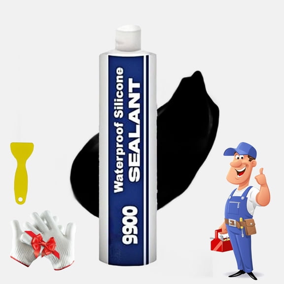 All-Purpose Super-Bonding Structural Sealant, Waterproof Adhesive 9900 Bonding Sealer Glue, Strong Sealing Compound UV-Resistantc, Multi-Surfaces Adhesive for Roof Bathroom Tile