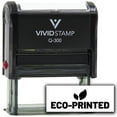 thumbnail image 1 of All Quality Eco-Printed Self-Inking Rubber Stamp (Black Ink) - Q-300, 1 of 6